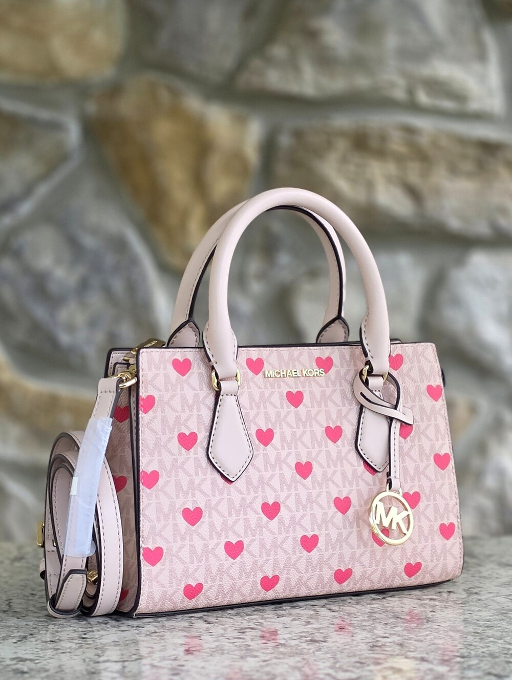 Michael Kors Sheila Small Pink Crossbody